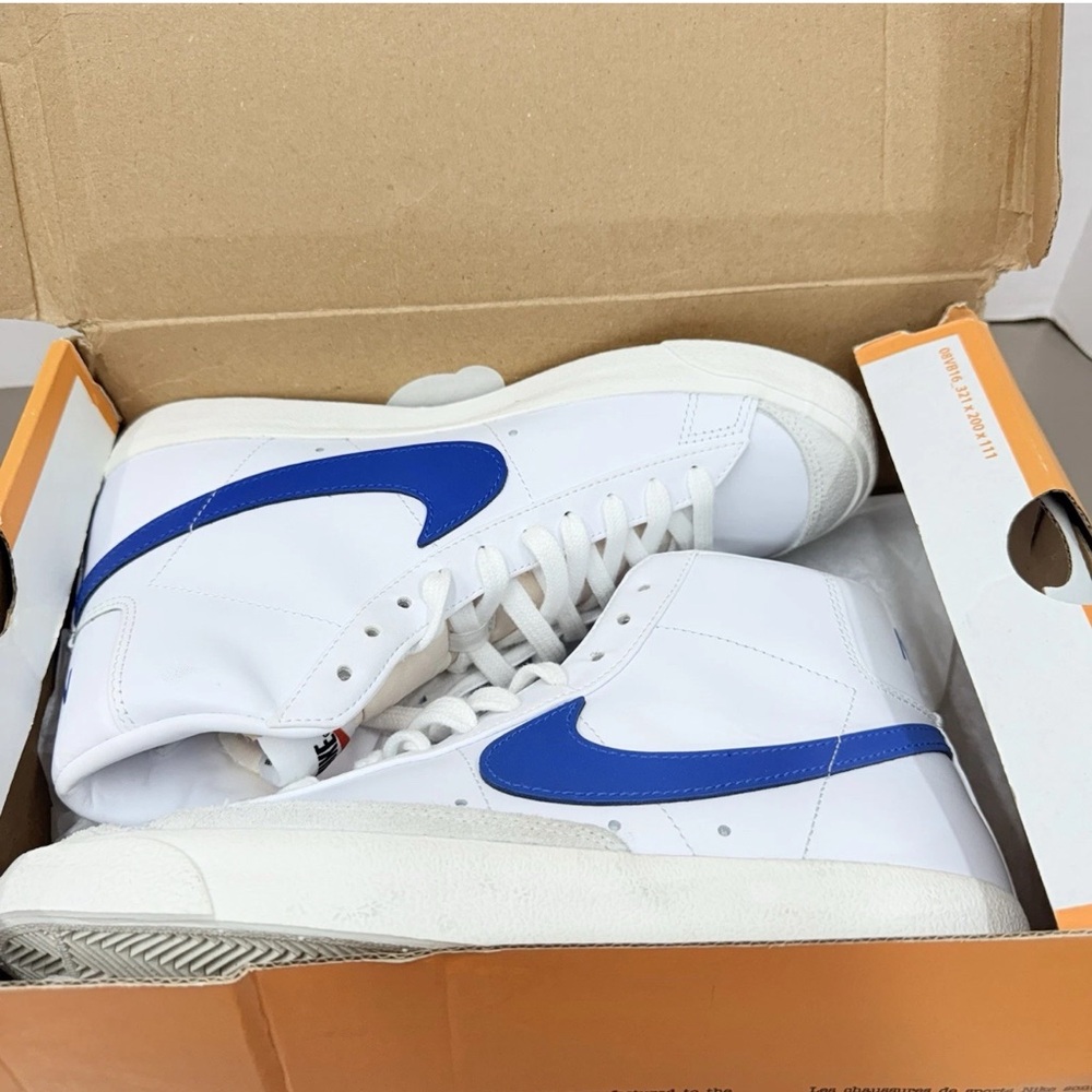 Nike Blazer Mid 77 White/Diffused Blue-Sail Men’s Size 10 - Picture 7 of 7